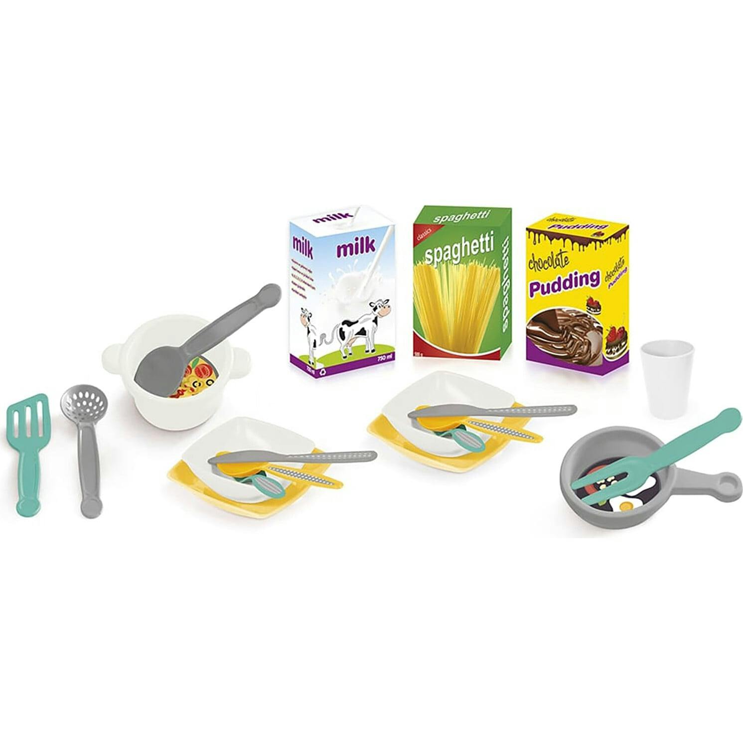 Kitchen Set: Green Yellow Gray