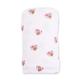 Mini Football Hearts - Swaddle Blanket