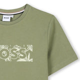 Olive Green Leaf Logo T-Shirt