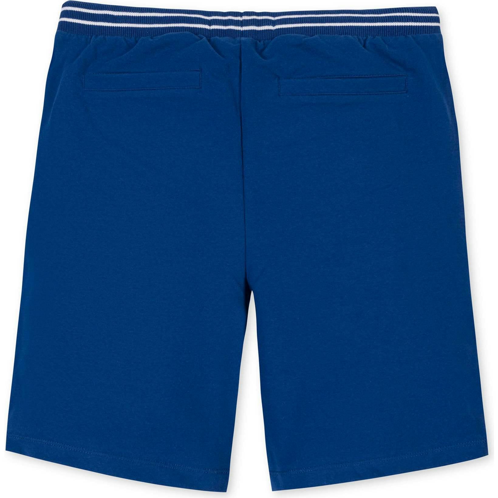 Organic French Terry Pull-On Short, Blue