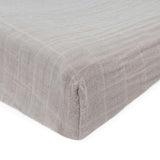Cotton Muslin Changing Pad Cover - Porpoise