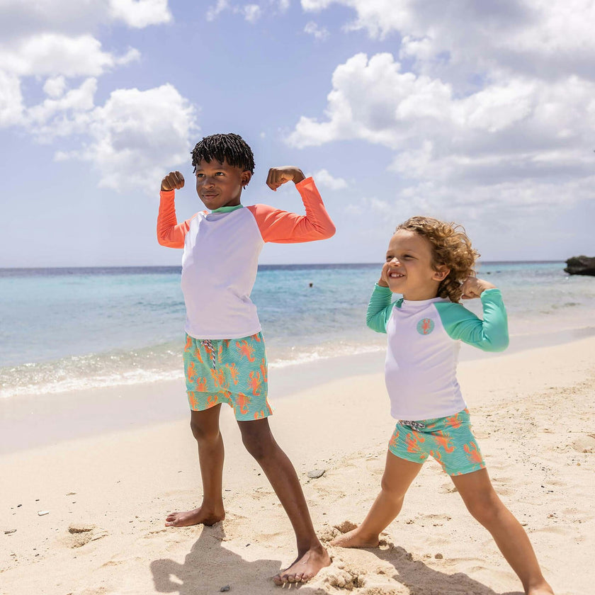 Sustainable Comfort Lined Drawstring Swim Short