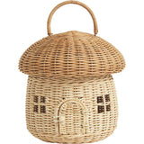 Rattan Mushroom Basket