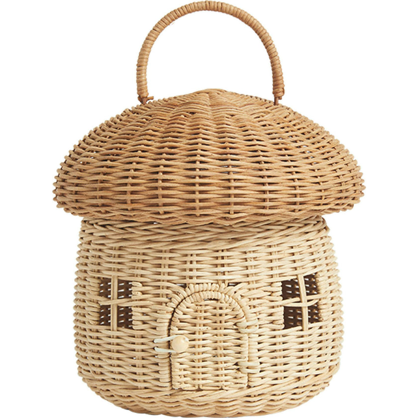 Rattan Mushroom Basket