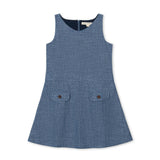 Organic V-Neck Chambray Jumper