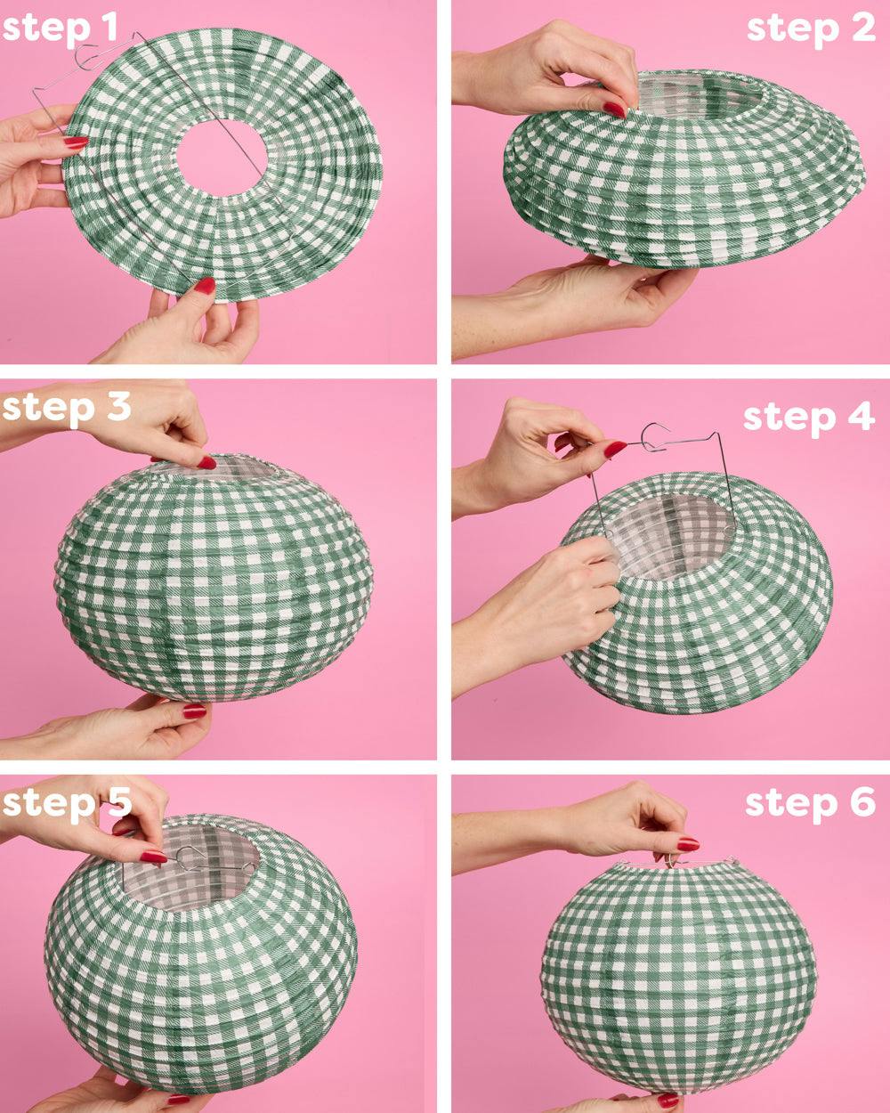 Camp Lantern Set - 6 paper lanterns