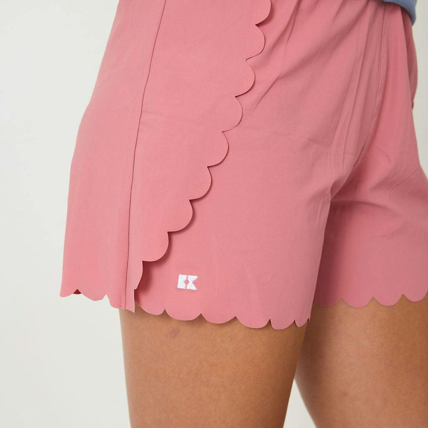Girls Scalloped Super Short