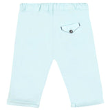 TARTINE ET CHOCOLAT Classic Stretch Cotton Baby Trousers - Aqua