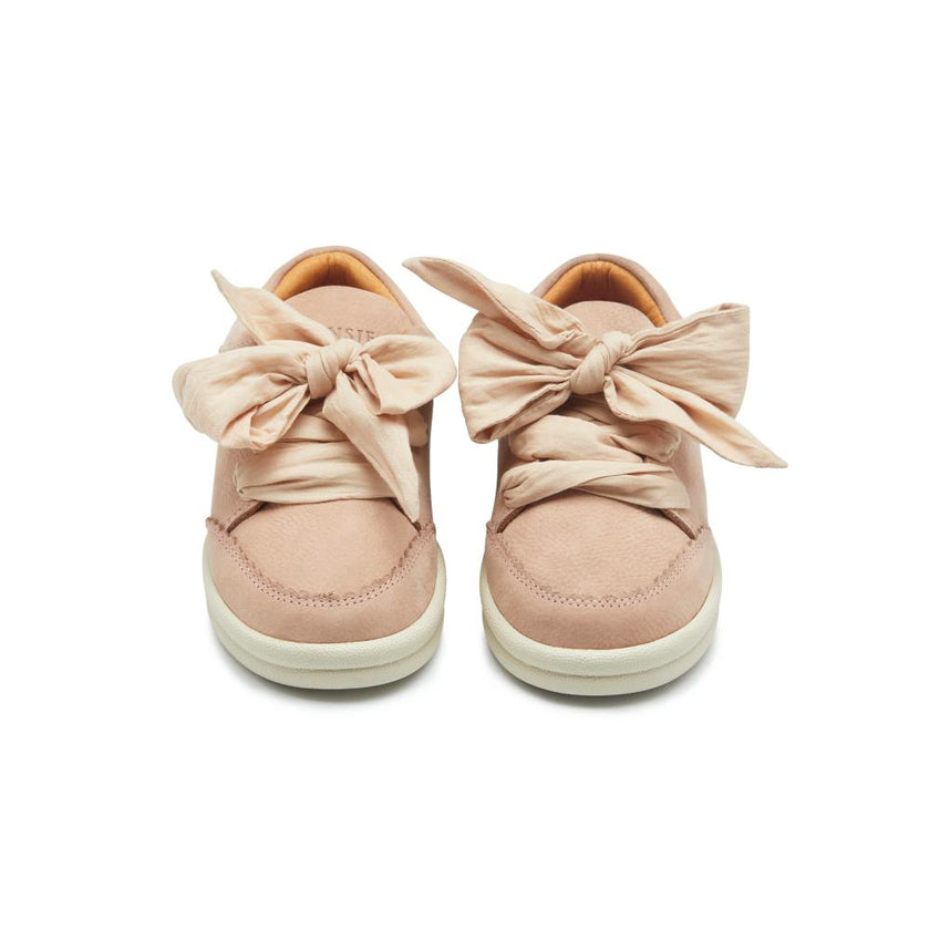 Lexley Sneakers | Coral Betting Leather