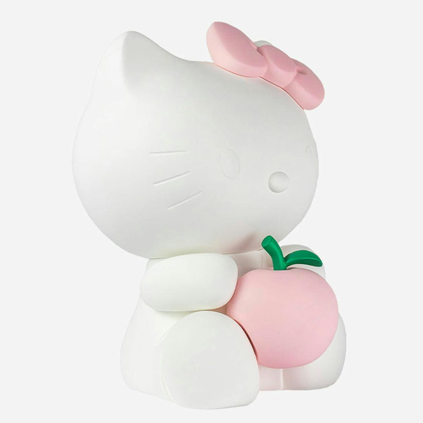 Hello Kitty APPLE Matt White with Pastel Pink Apple 10in
