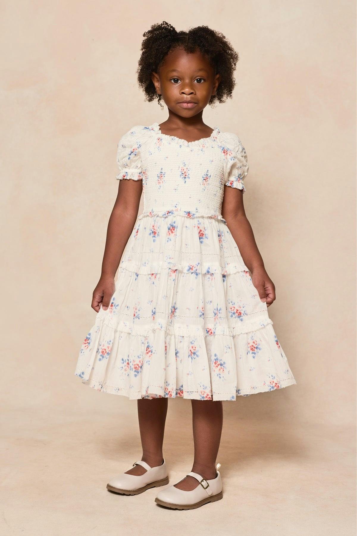 Mini Emily Dress in Heritage Soft Ditsy Floral