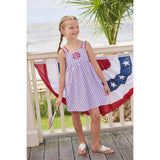 Evie Dress - Patriotic Plaid