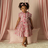 Blossom Flower Button-Front Dress