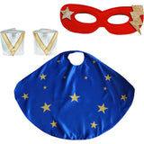 Superhero Star Power Cape Set, Blue