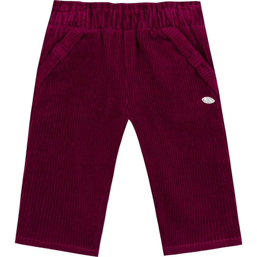 TARTINE ET CHOCOLAT BABY COTTON PANTS - RHODODENDRON