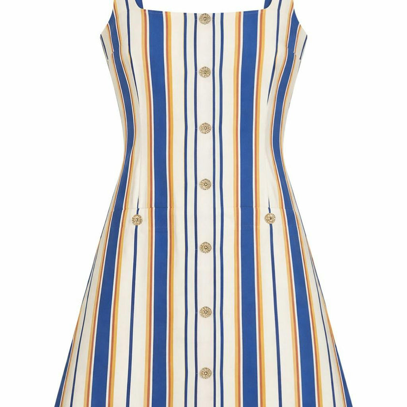 Graylen Coastal Stripe Mini Dress