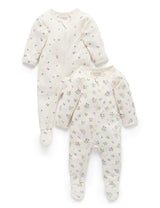 Printed Zip Growsuit Pack Cherry Blossom Print