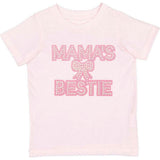 Mama's Bestie Pearl Patch Short Sleeve T-Shirt - Ballet