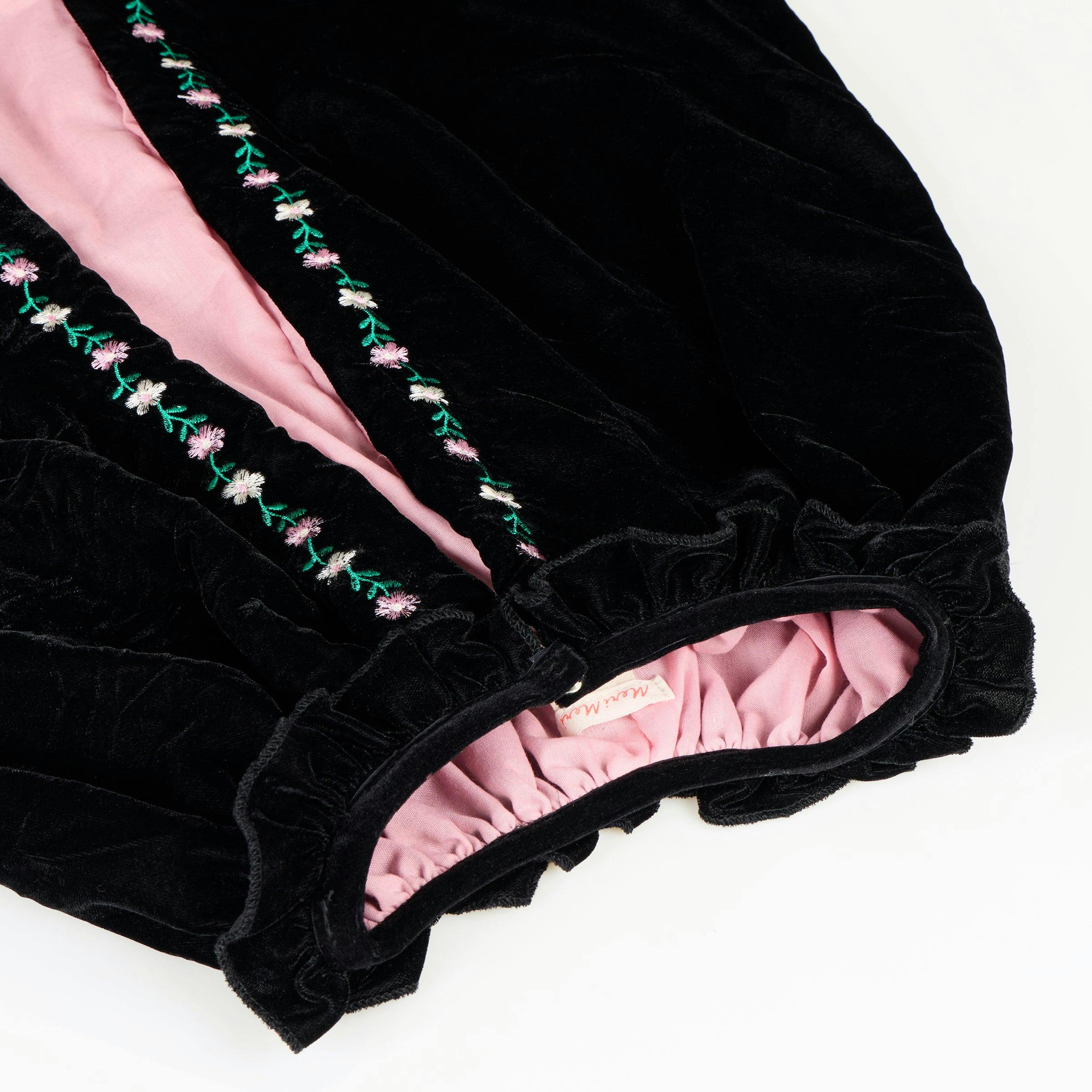 Embroidered Velvet Witch Costume