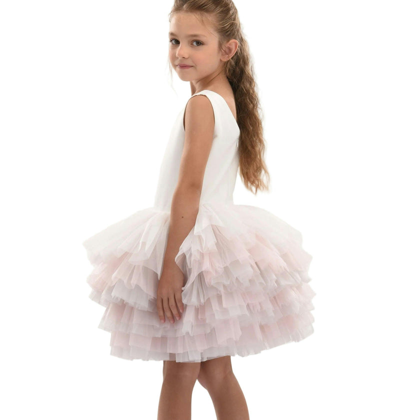 Pink Littlebrook Floral Tulle Dress