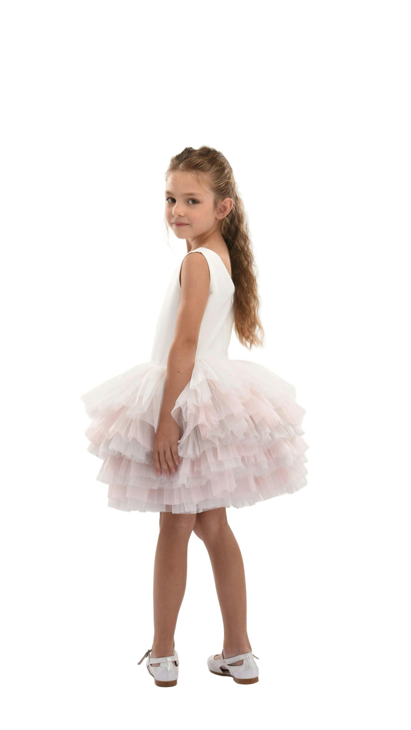 Pink Littlebrook Floral Tulle Dress