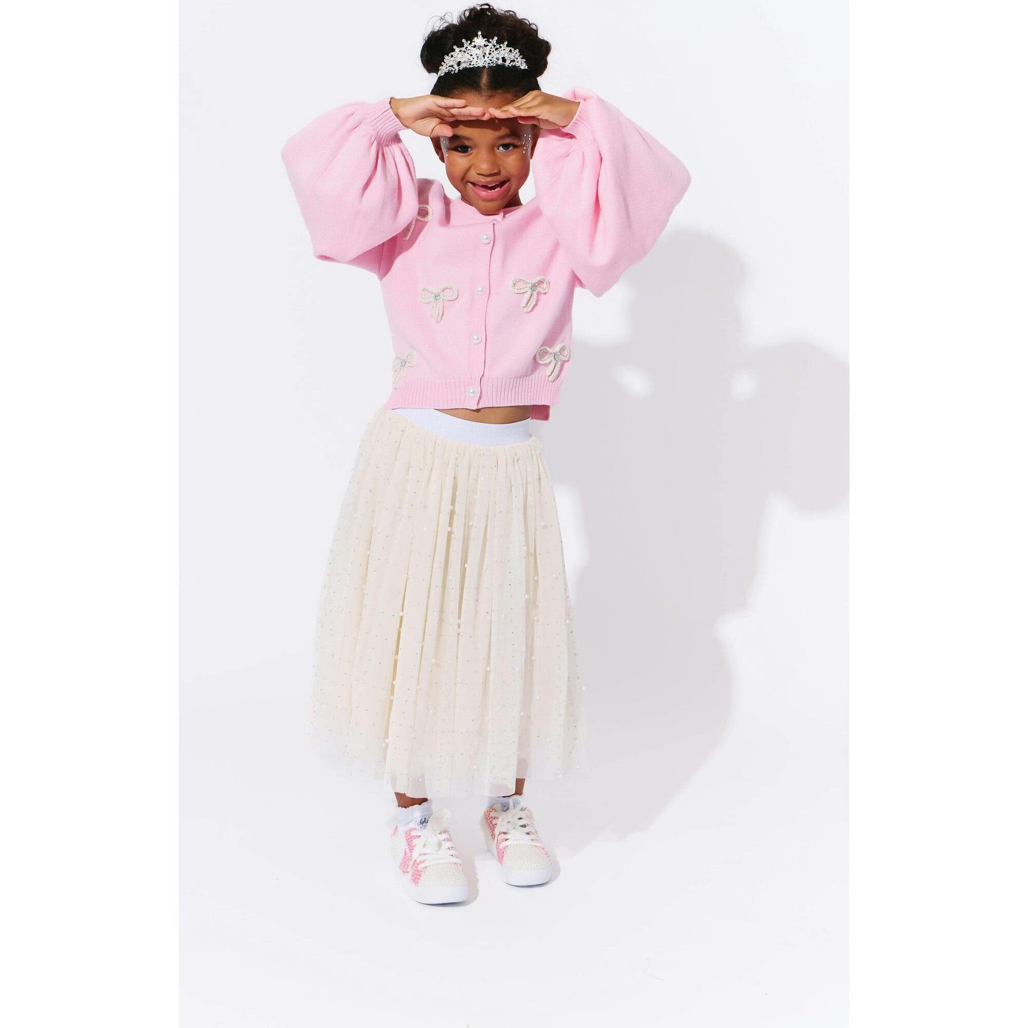 Pearl Bow Cardigan