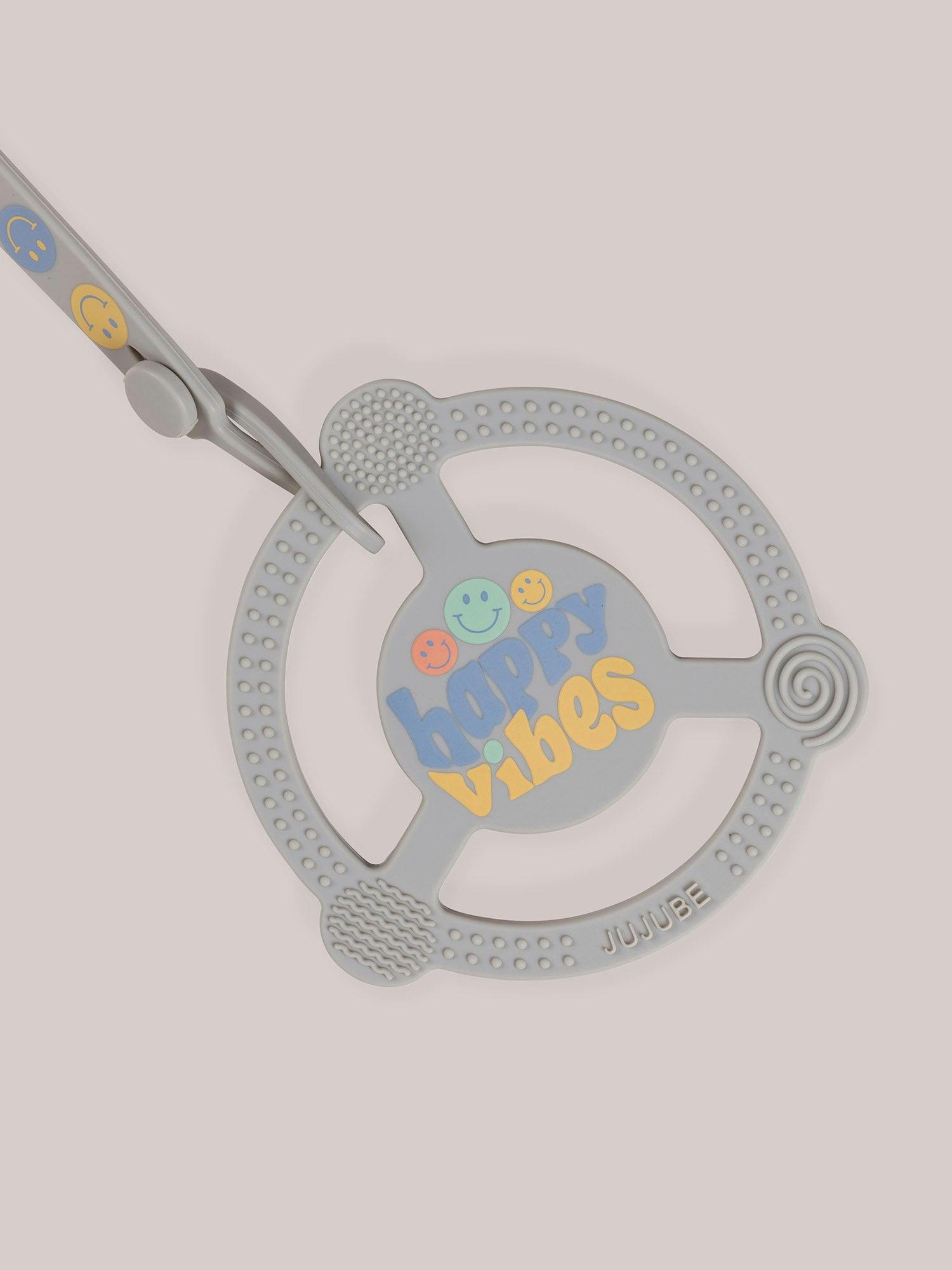 JuJuBe × Studio Oh! Silicone Teether Ring With Detachable Clip