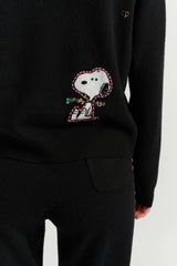 Wool-Cashmere Snoopy Hoodie