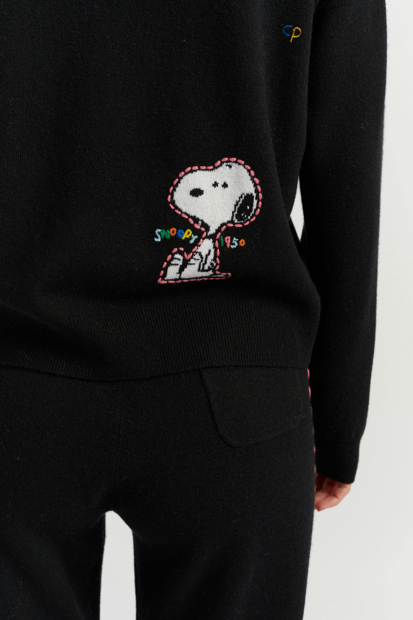 Wool-Cashmere Snoopy Hoodie