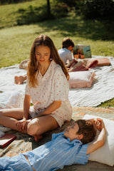 Pyjama fille Rieur - Imprimé cerise