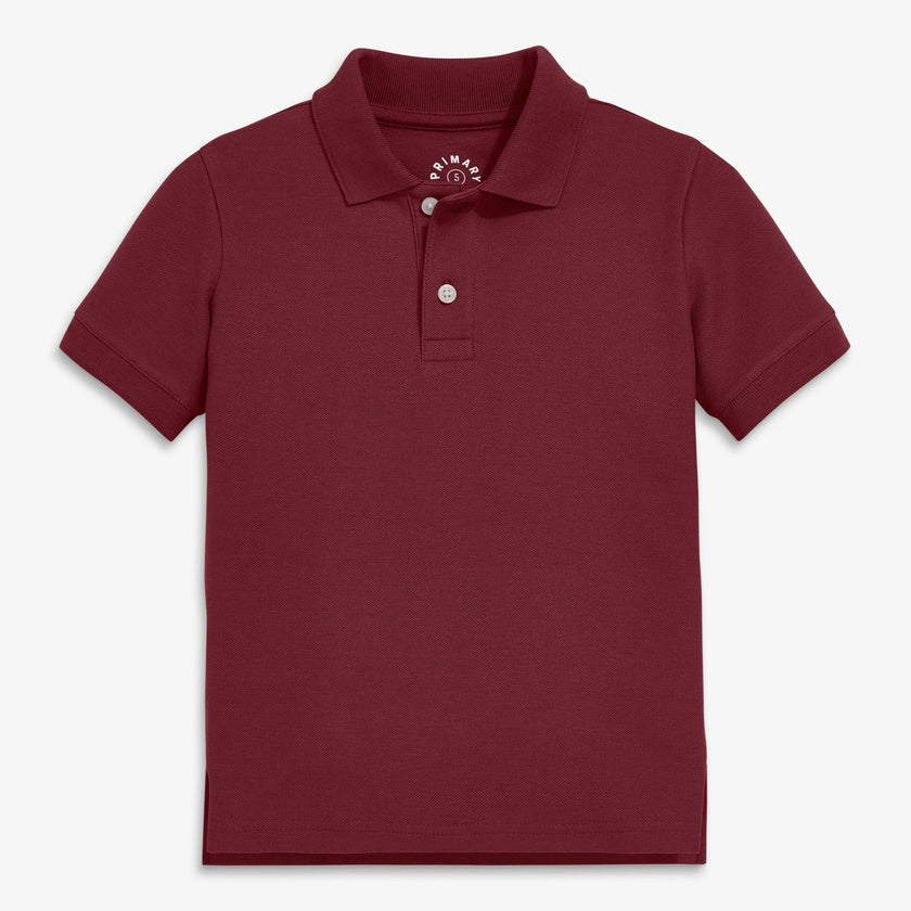 Kids short sleeve pique polo