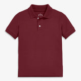 Kids short sleeve pique polo