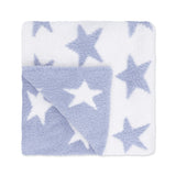 Chenille - Dusty Blue Star Blanket