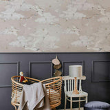 Magic Swans Pink Wallpaper