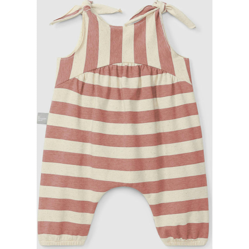 Pull On Stripe Jumpsuit
