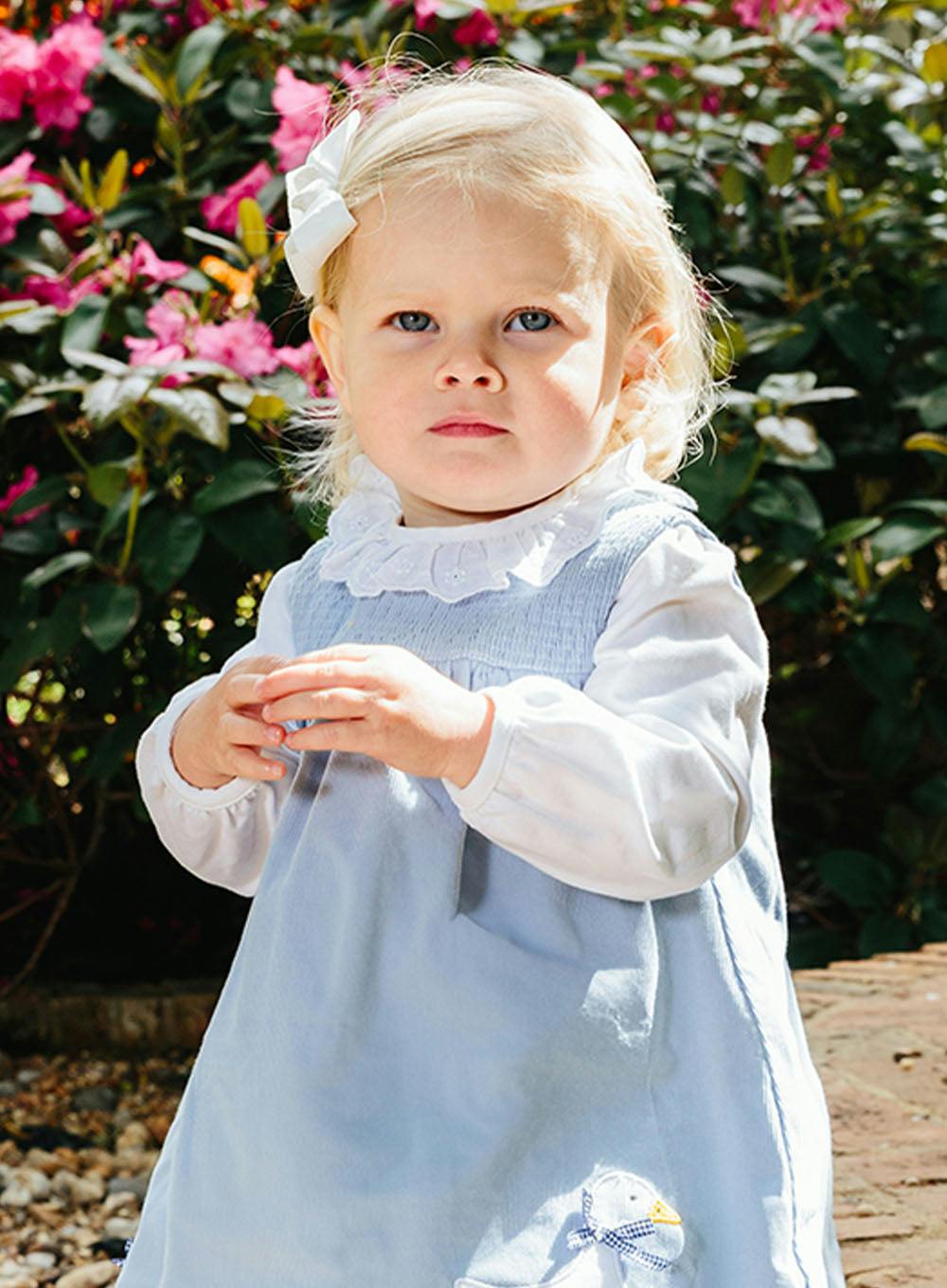 Baby Long-Sleeved Laura Anglaise Bodysuit