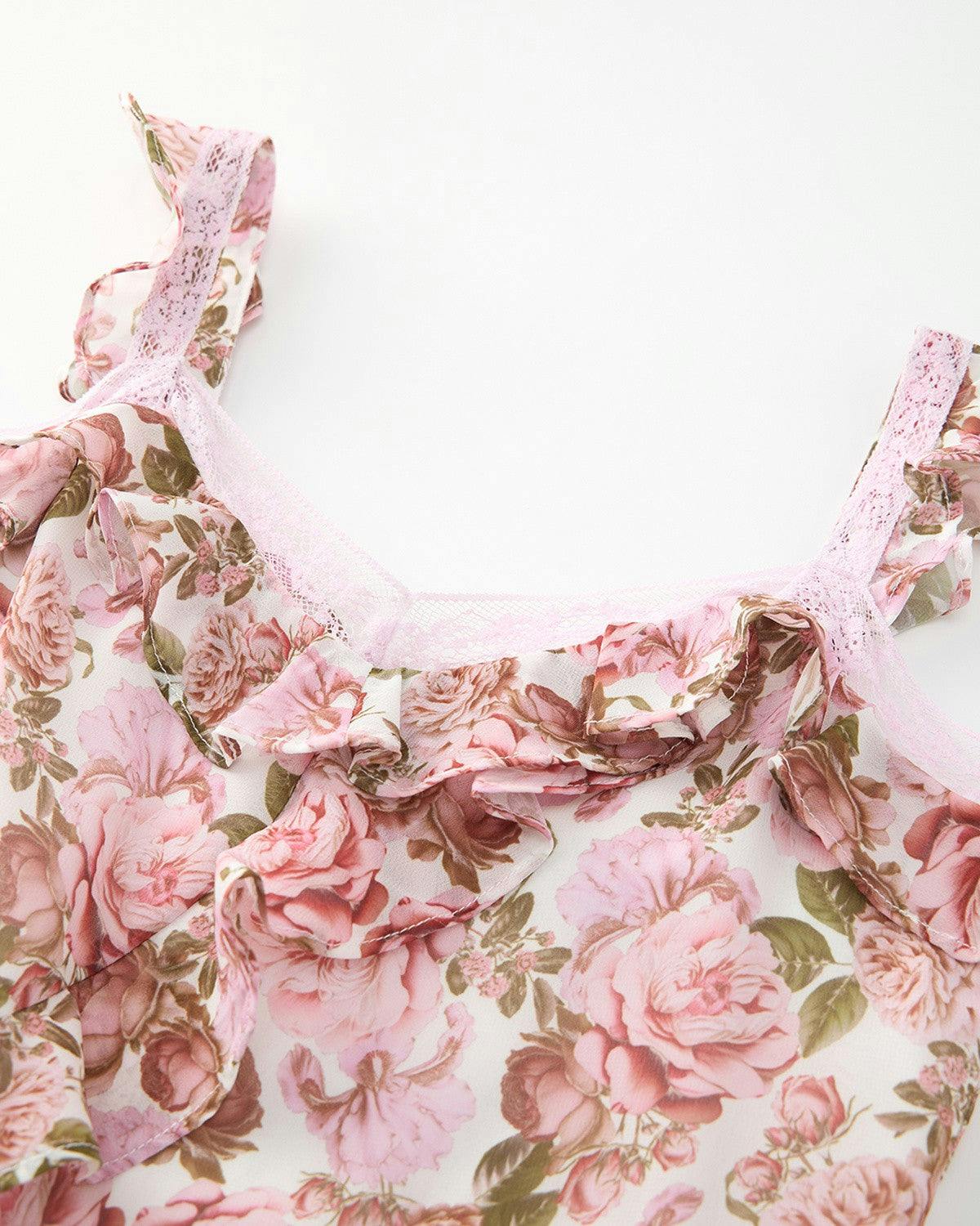 Camellia Frill Mini Dress