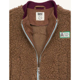 children's merino wool bomber jacket - teddy brown