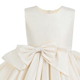 Ivory Kalina Tulle Pleated Dress