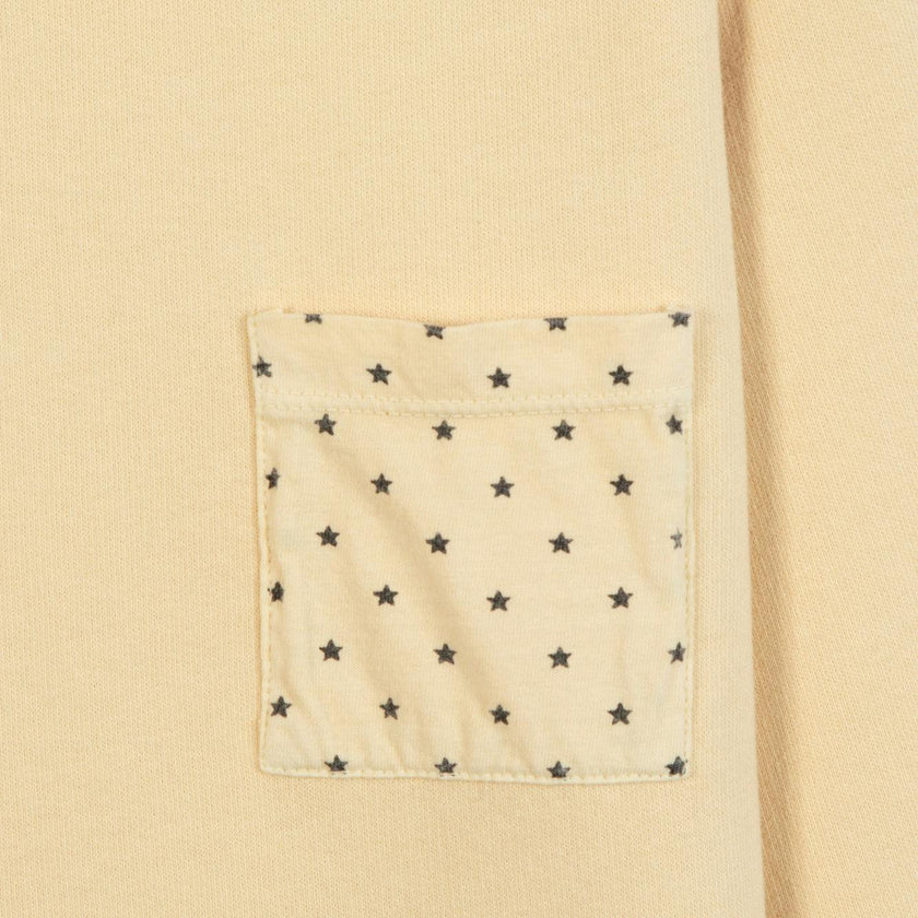 BONTON Narciss Star Pocket Sweatshirt - Vanilla