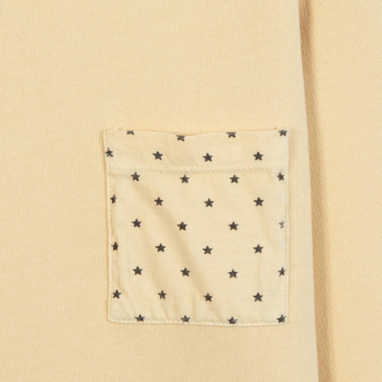 BONTON Narciss Star Pocket Sweatshirt - Vanilla