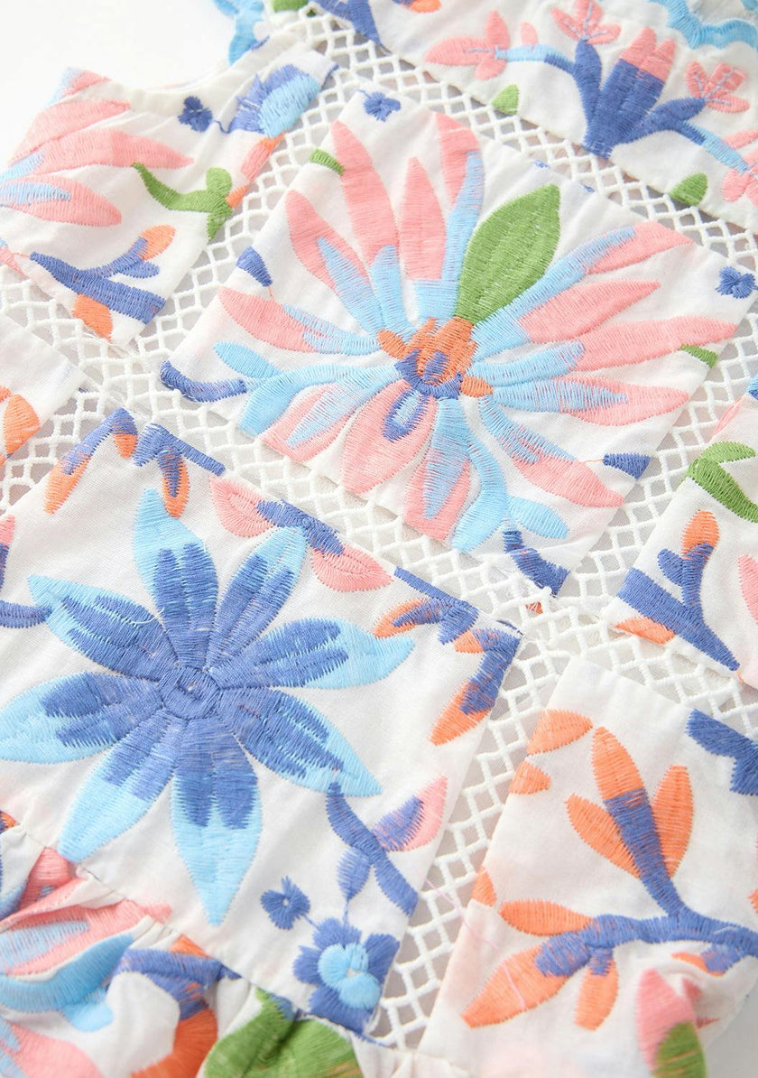 Sarah Embroidered Mini Dress (Baby)