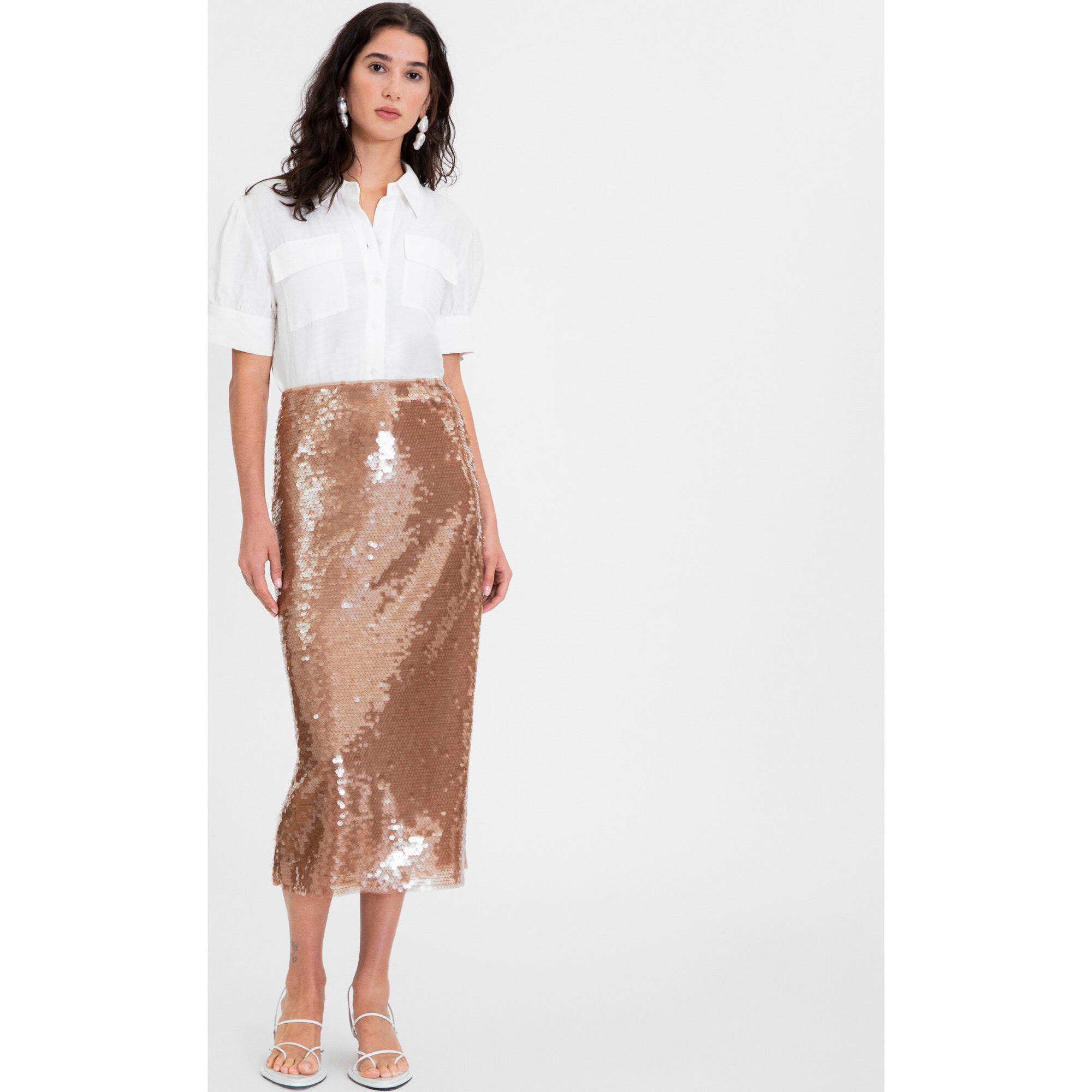 Women's Kiah Skirt, Tan