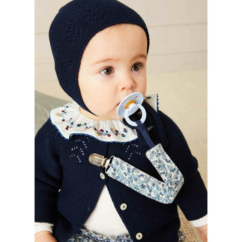 Openwork Cardigan in Navy (6mths-10yrs)