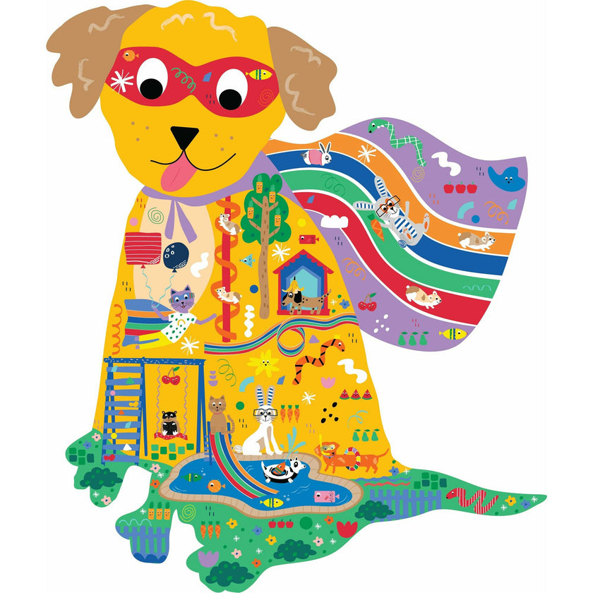 Pets 40pc "Super Dog" Shaped Jigsaw with Shaped Box