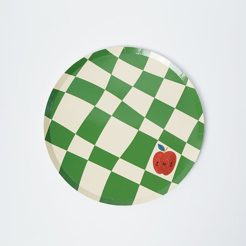 Little Chef Checkered Dinner Plates