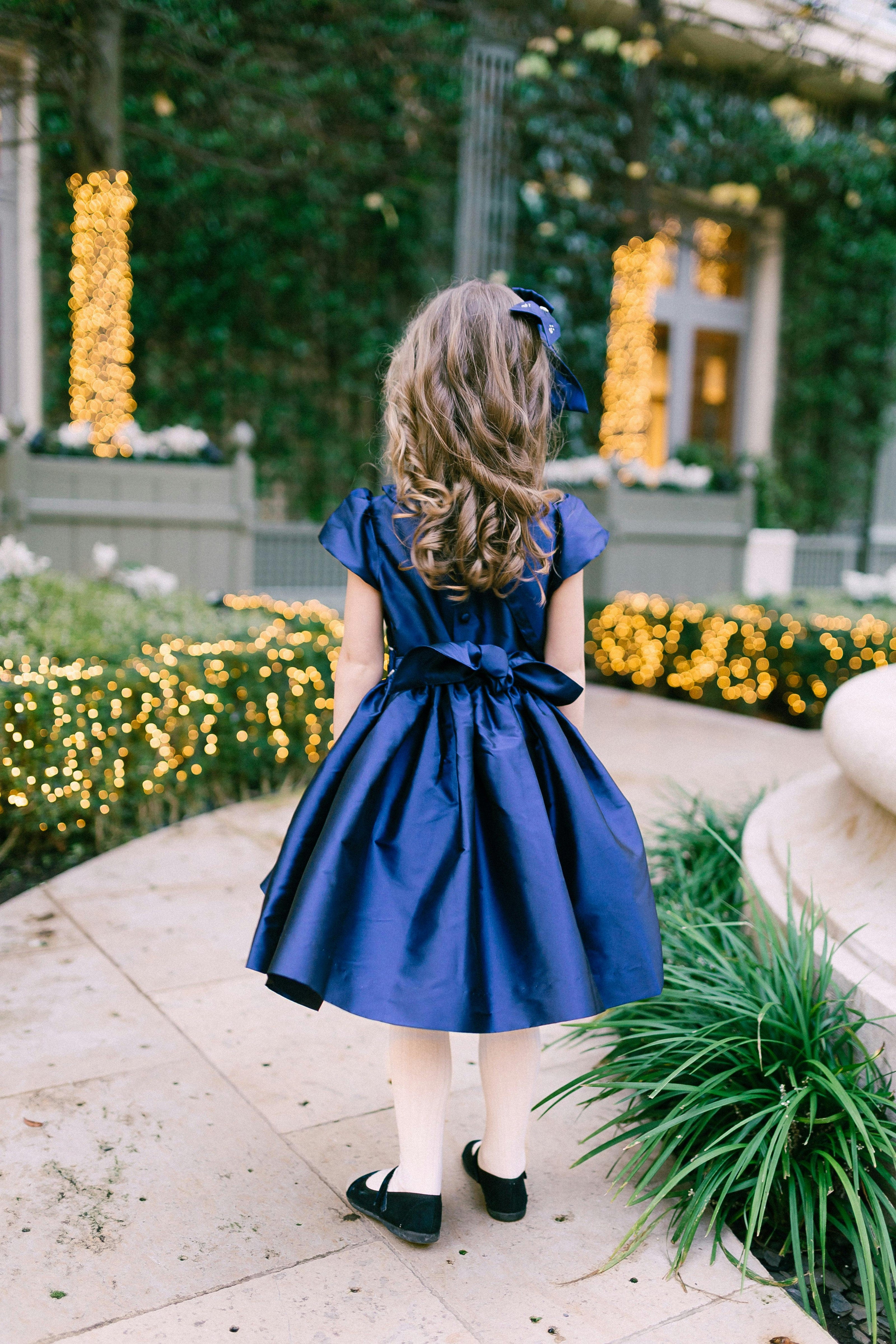 SOFIA SAPHIR SMOCKED DRESS