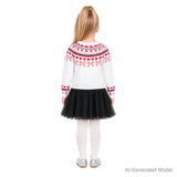 Girls Fair Isle Sweater Dress | Hearts & Bows