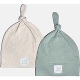 Cotton Top Knot Beanie