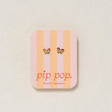 Colorful Butterfly Stud
